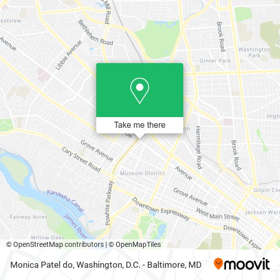 Mapa de Monica Patel do