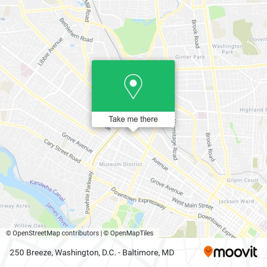 250 Breeze map