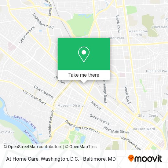 At Home Care map