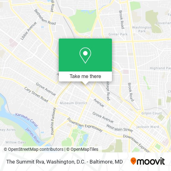 The Summit Rva map