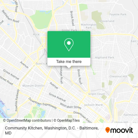 Community Kitchen map