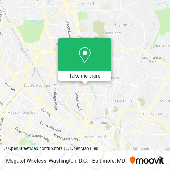 Megatel Wireless map