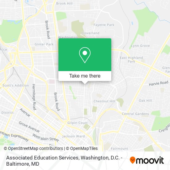 Mapa de Associated Education Services