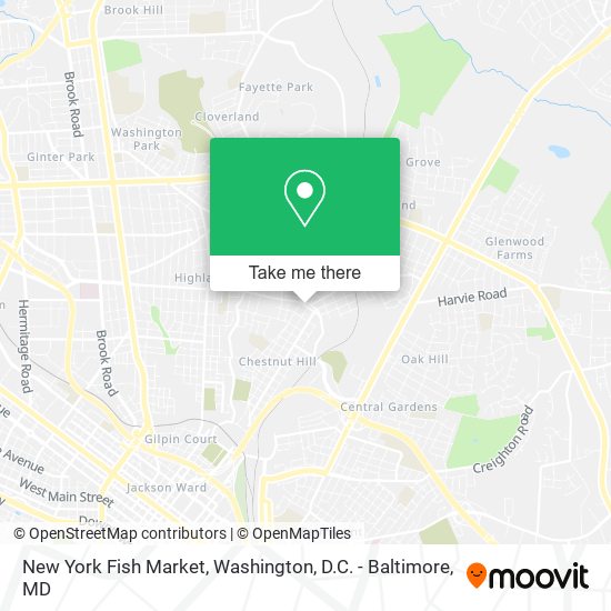 New York Fish Market map