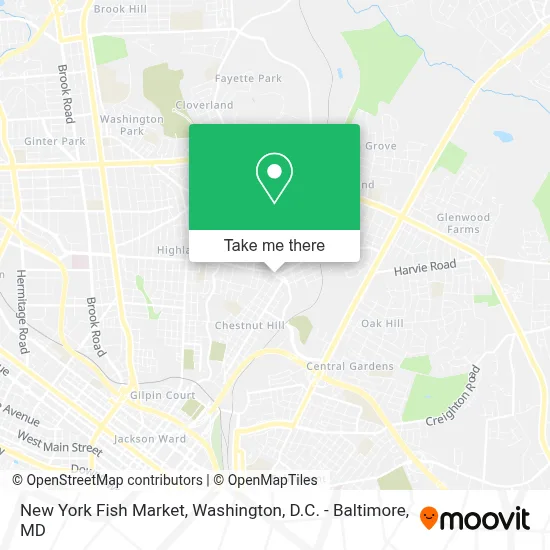 New York Fish Market map