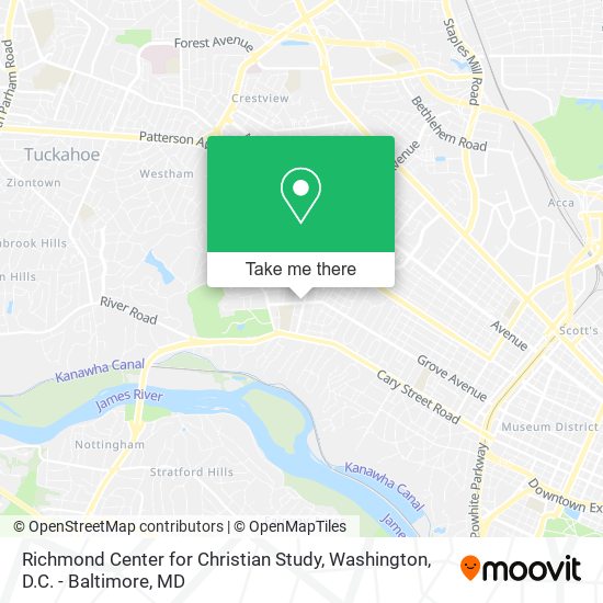 Mapa de Richmond Center for Christian Study