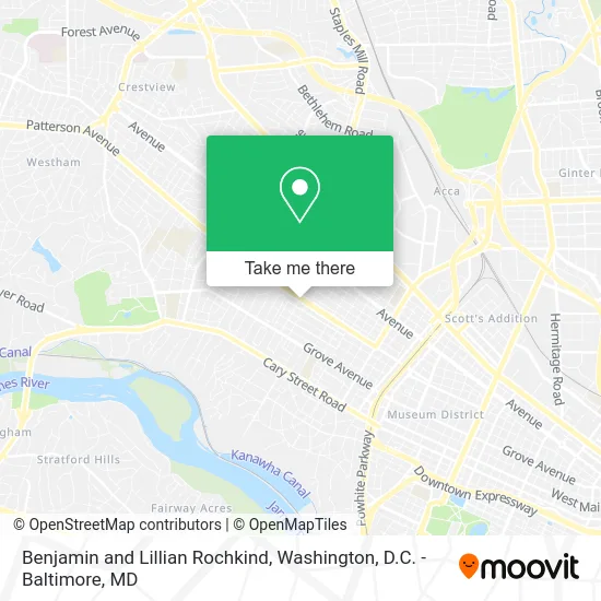 Benjamin and Lillian Rochkind map