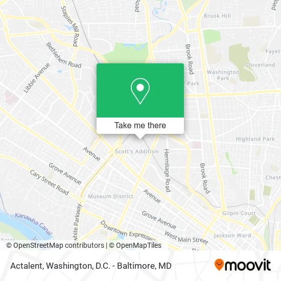 Mapa de Actalent