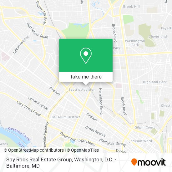 Spy Rock Real Estate Group map