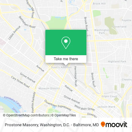 Prostone Masonry map