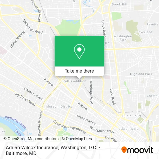 Adrian Wilcox Insurance map