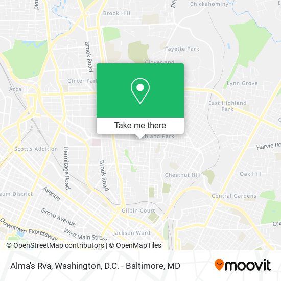 Alma's Rva map