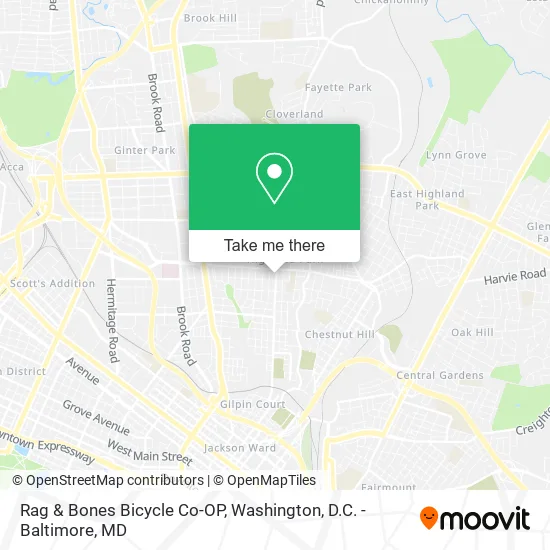 Rag & Bones Bicycle Co-OP map