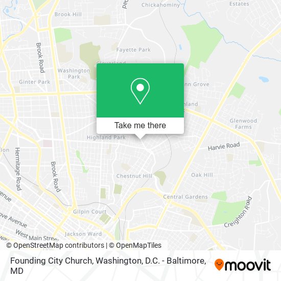 Mapa de Founding City Church