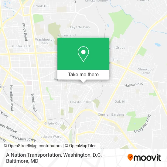 A Nation Transportation map