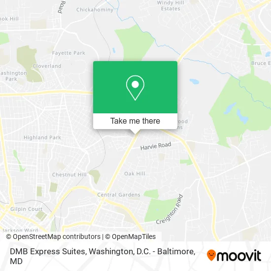 DMB Express Suites map