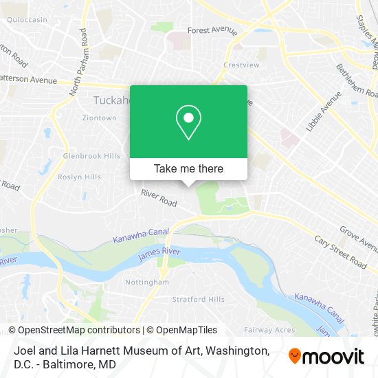 Joel and Lila Harnett Museum of Art map