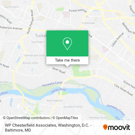 WP Chesterfield Associates map