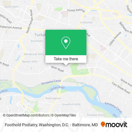 Foothold Podiatry map