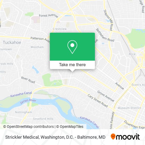 Strickler Medical map