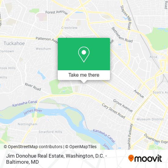 Mapa de Jim Donohue Real Estate