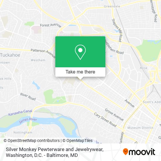 Silver Monkey Pewterware and Jewelrywear map