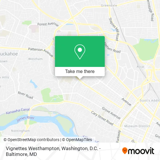 Vignettes Westhampton map