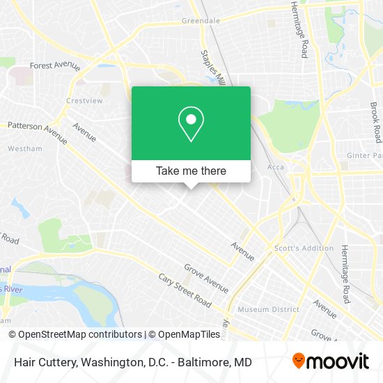 Hair Cuttery map