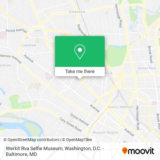 Werkit Rva Selfie Museum map