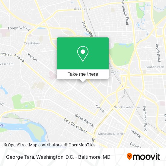 George Tara map