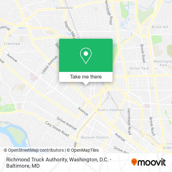Mapa de Richmond Truck Authority