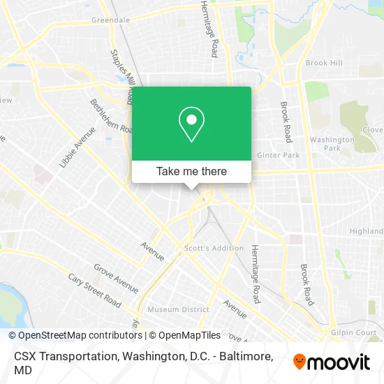 CSX Transportation map