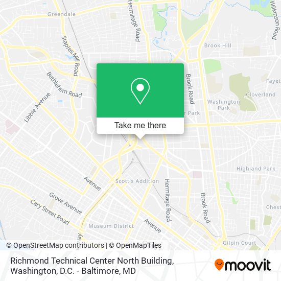 Richmond Technical Center North Building map
