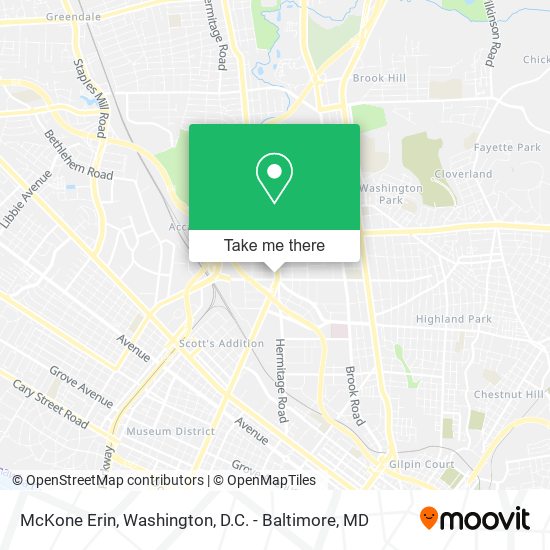 McKone Erin map