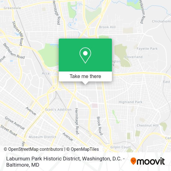 Laburnum Park Historic District map