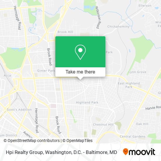 Mapa de Hpi Realty Group