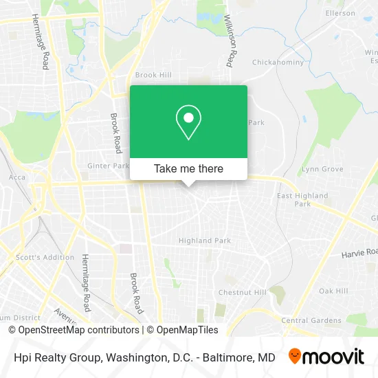 Hpi Realty Group map