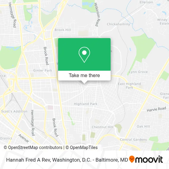 Hannah Fred A Rev map