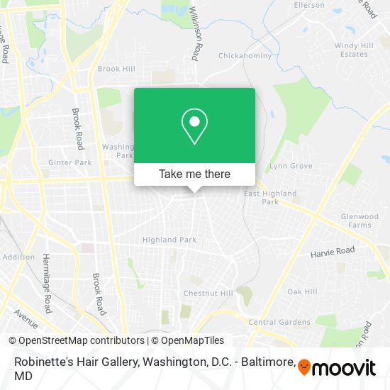 Robinette's Hair Gallery map