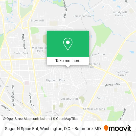 Sugar N Spice Ent map