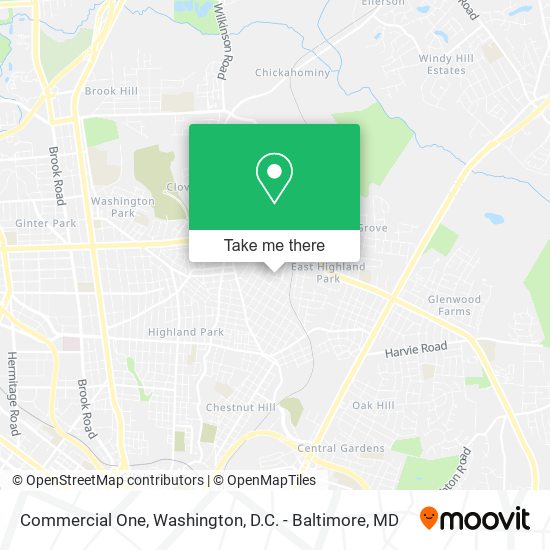 Mapa de Commercial One
