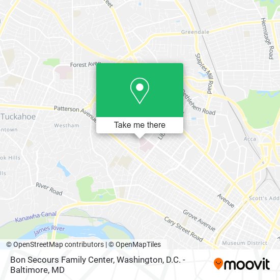 Bon Secours Family Center map