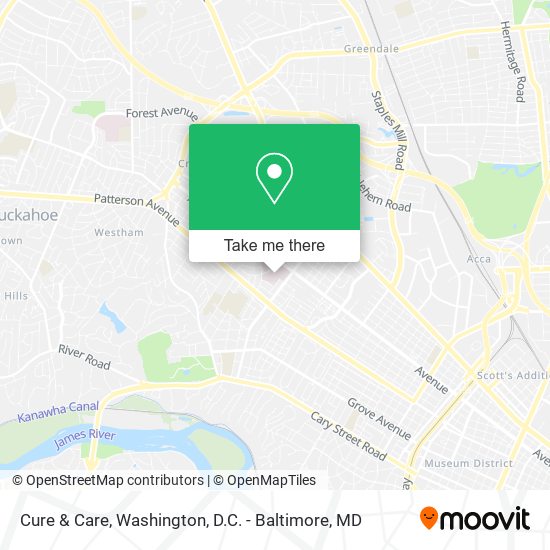 Cure & Care map