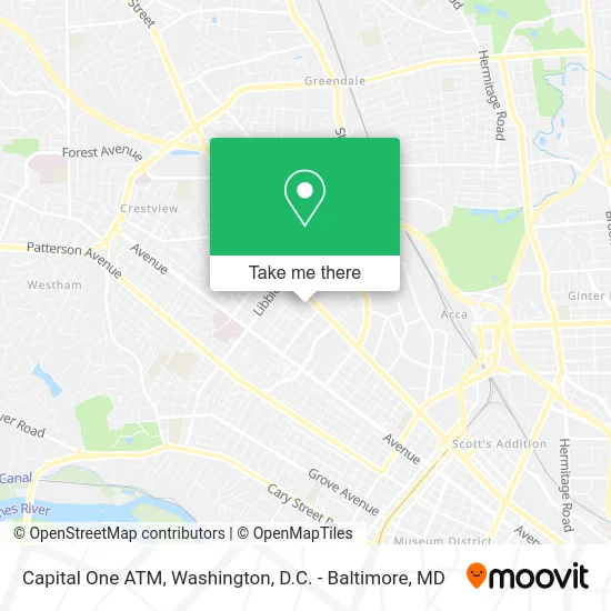Capital One ATM map