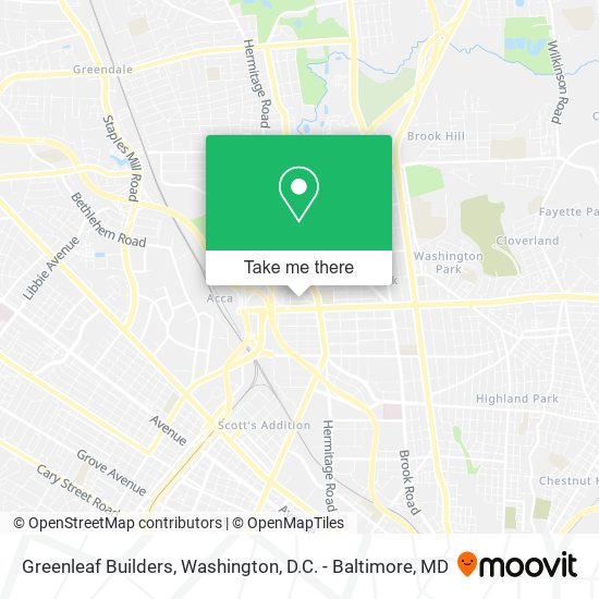Greenleaf Builders map