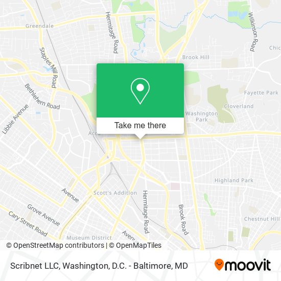 Scribnet LLC map