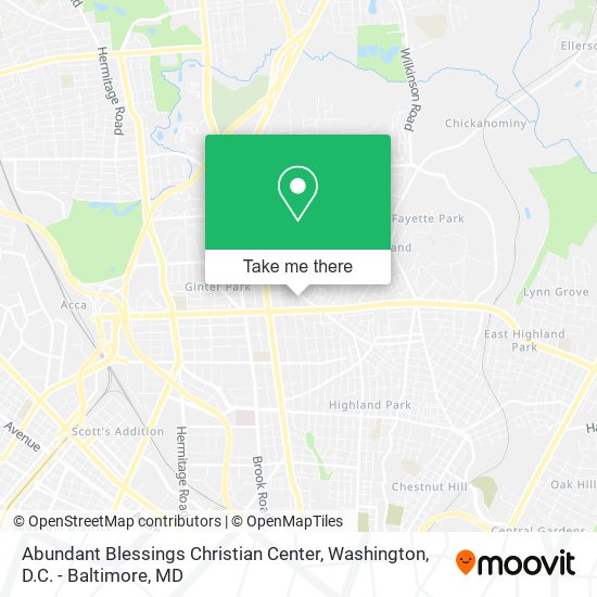 Abundant Blessings Christian Center map