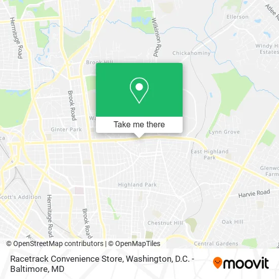 Racetrack Convenience Store map