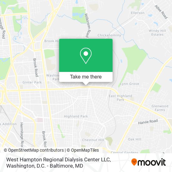 West Hampton Regional Dialysis Center LLC map