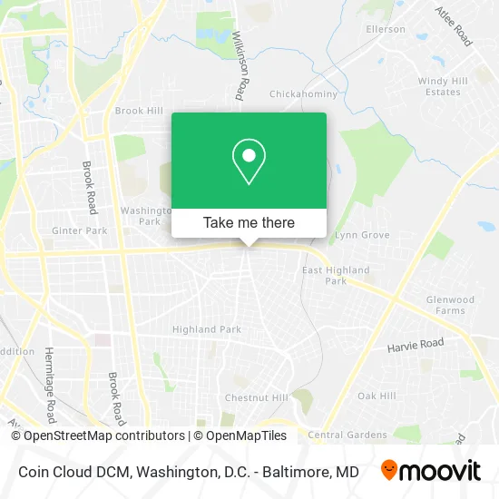 Mapa de Coin Cloud DCM